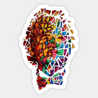 Bill Murray Stained Glass Mosaic Sharpie Marker Art Redbubble Sticker